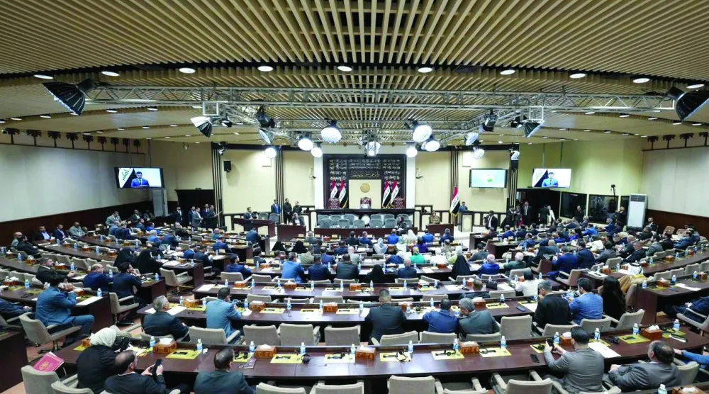 إحدى جلسات البرلمان العراقي في بغداد مارس 2026 (واع)