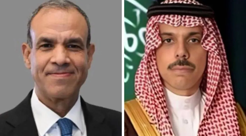 الأمير فيصل بن فرحان والوزير بدر عبد العاطي (الخارجية المصرية)