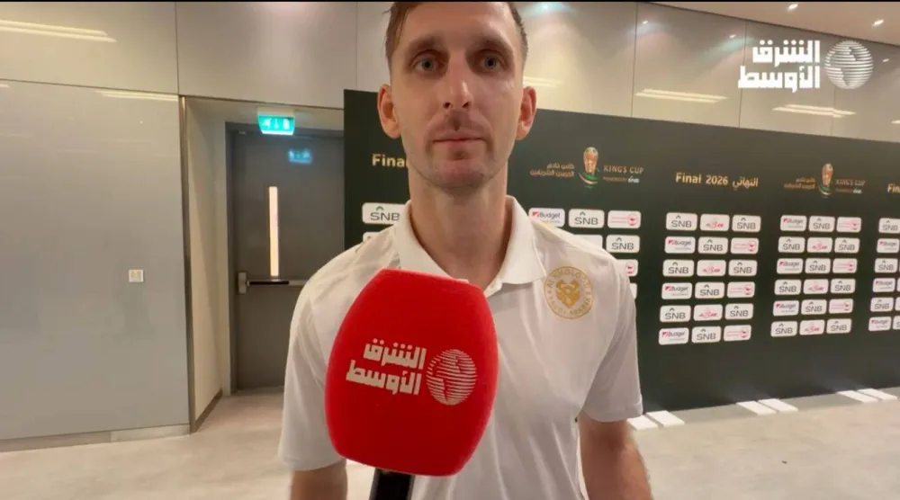 السلوفاكي نوربرت غيومبر لاعب فريق الخلود (الشرق الأوسط) 