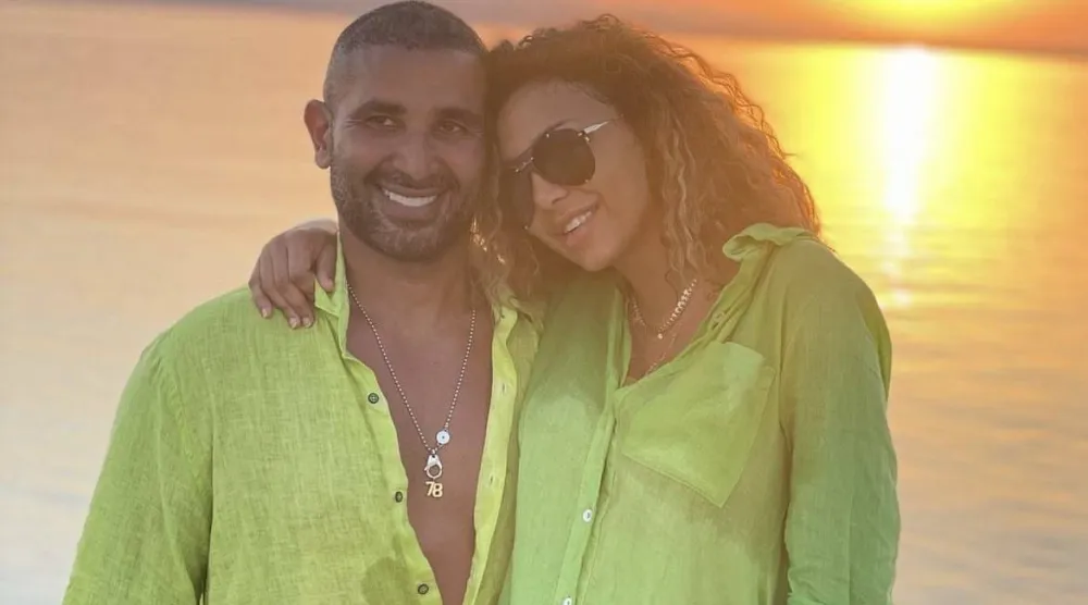 أحمد سعد وزوجته السابقة علياء بسيوني (حسابه على إنستغرام)
