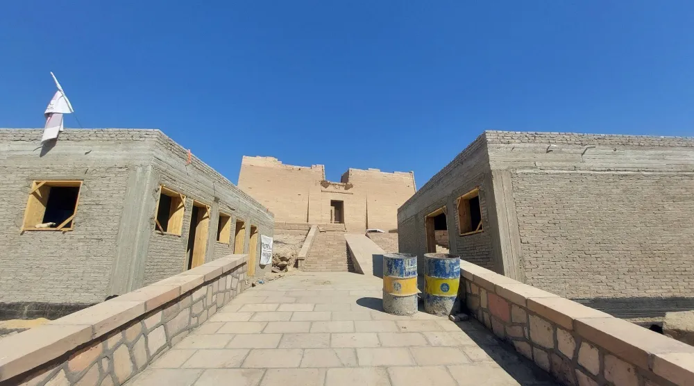 جانب من البانوراما الخاصة بمعبد كلابشة (حملة الدفاع عن الحضارة المصرية)