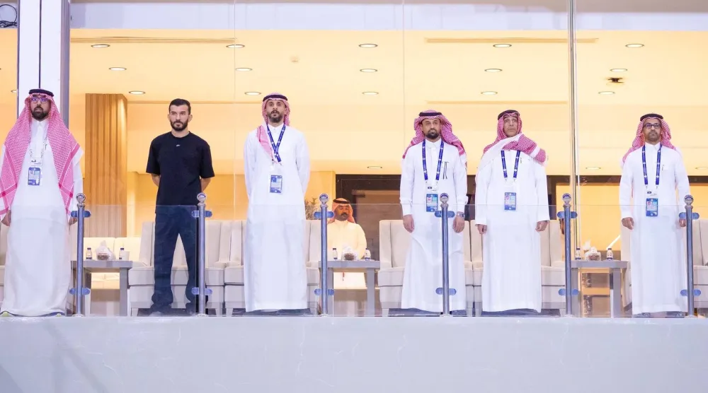 مدرجات مباراة النجمة والحزم خلت سوى من إدارتي الناديين (موقع نادي الحزم)