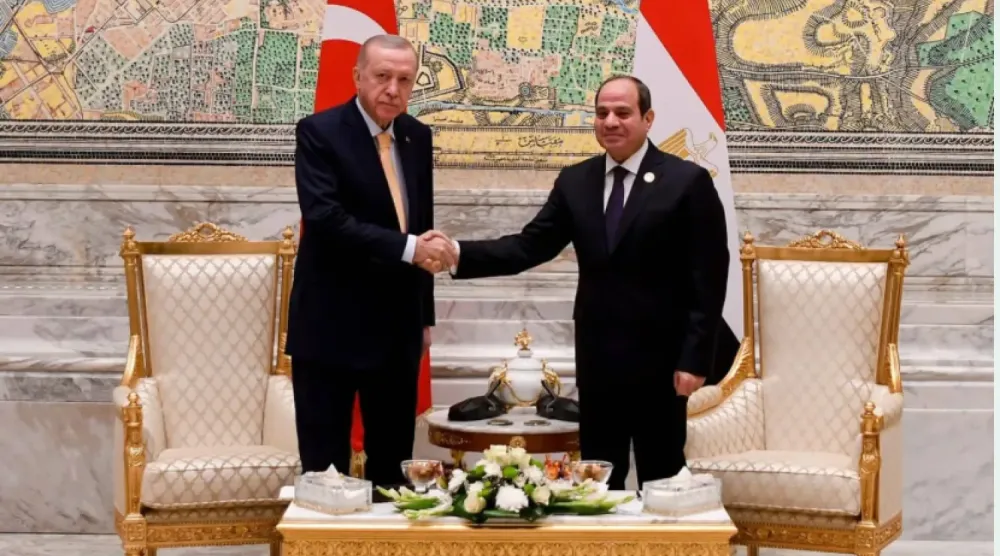 Sisi, Aralık 2024'te yeni idari başkentte düzenlenecek G8 Ekonomik İşbirliği Zirvesi'nin çerçevesinde Erdoğan ile bir araya gelecek (Mısır Cumhurbaşkanlığı)