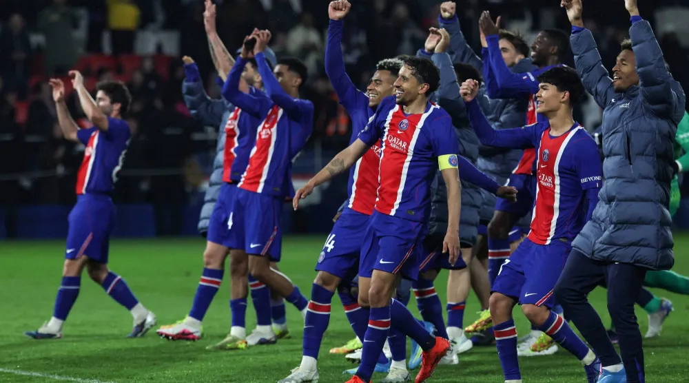يملك باريس سان جيرمان فرصة حسم لقب الدوري الفرنسي لكرة القدم (أ.ف.ب)
