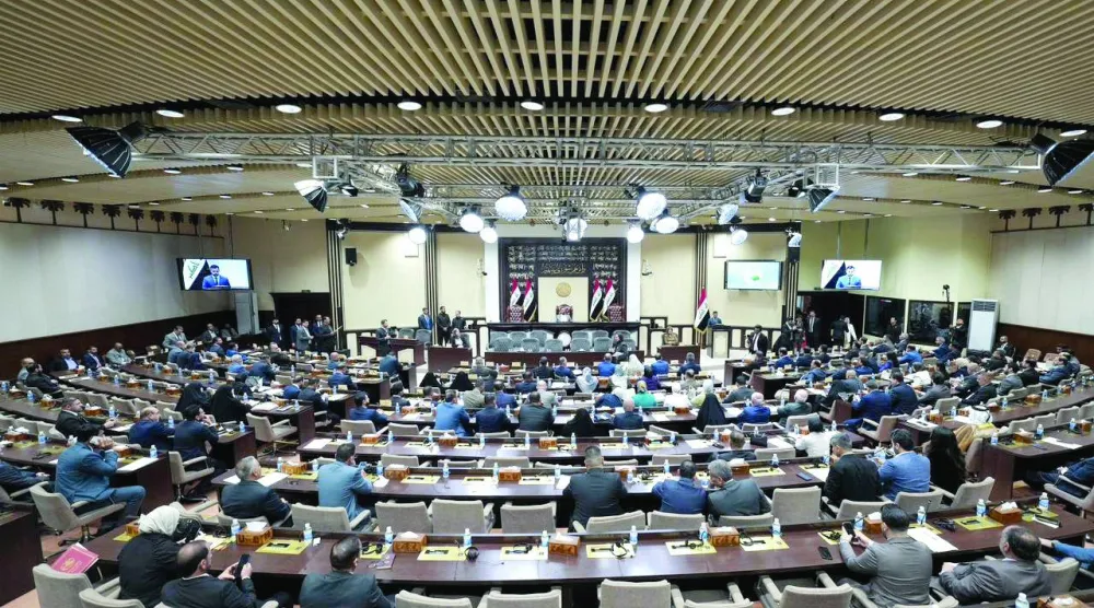 إحدى جلسات البرلمان العراقي في بغداد مارس 2026 (واع)