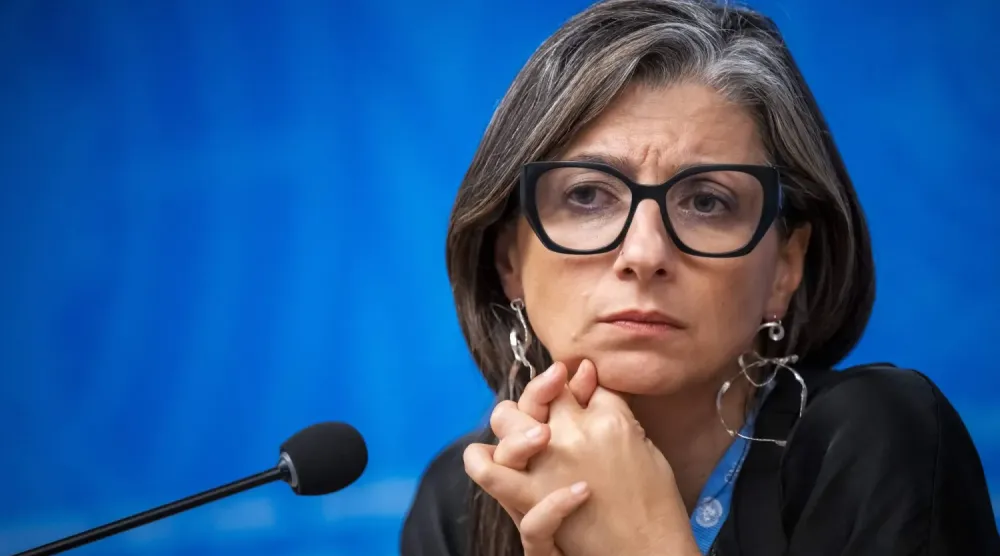 BM Filistin topraklarındaki insan hakları durumu Özel Raportörü Francesca Albanese (AFP)