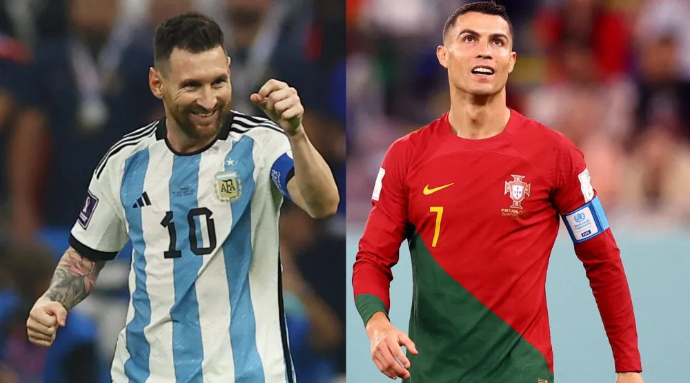 ليونيل ميسي وكريستيانو رونالدو يستعدان لتحطيم الأرقام بالمونديال (رويترز)