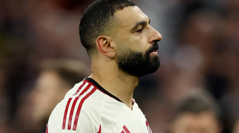 Football - Premier League - Aston Villa v Liverpool - Villa Park, Birmingham, Britain - May 15, 2026 Liverpool's Mohamed Salah looks dejected after the match. (Reuters)