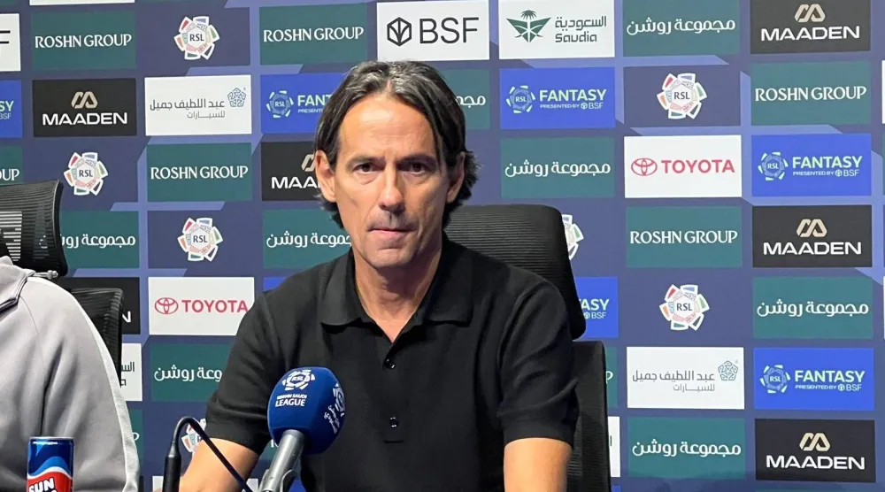 الإيطالي سيموني إنزاغي مدرب فريق الهلال (الشرق الأوسط)