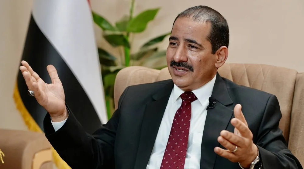 Haidan stated that security coordination between Yemen and Saudi Arabia is at its highest levels (Photography: Turki Al-Oqaily)