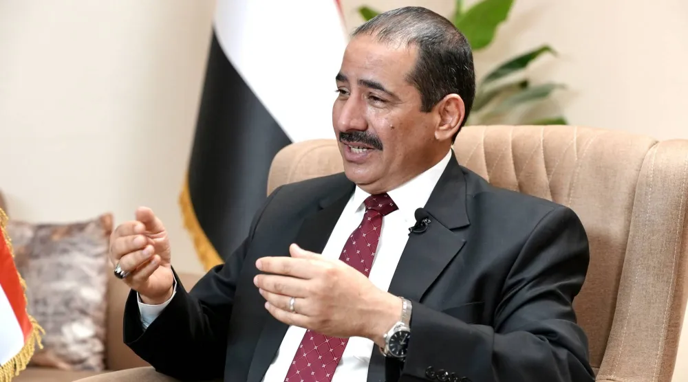 أكد الوزير أنَّ المشهد الأمني في المناطق المُحرَّرة في تحسُّن مستمر (تصوير: تركي العقيلي)