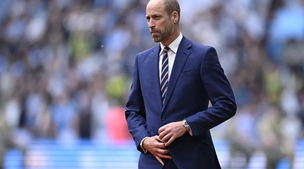 Football - FA Cup - Final - Chelsea v Manchester City - Wembley Stadium, London, Britain - May 16, 2026 William, Prince of Wales, before the start of the match. (Reuters) 