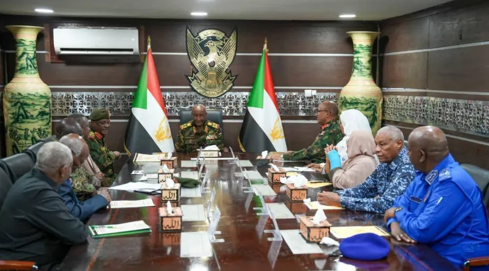 البرهان يترأس اجتماع مجلس الأمن والدفاع السوداني مساء الثلاثاء (مجلس السيادة الانتقالي)