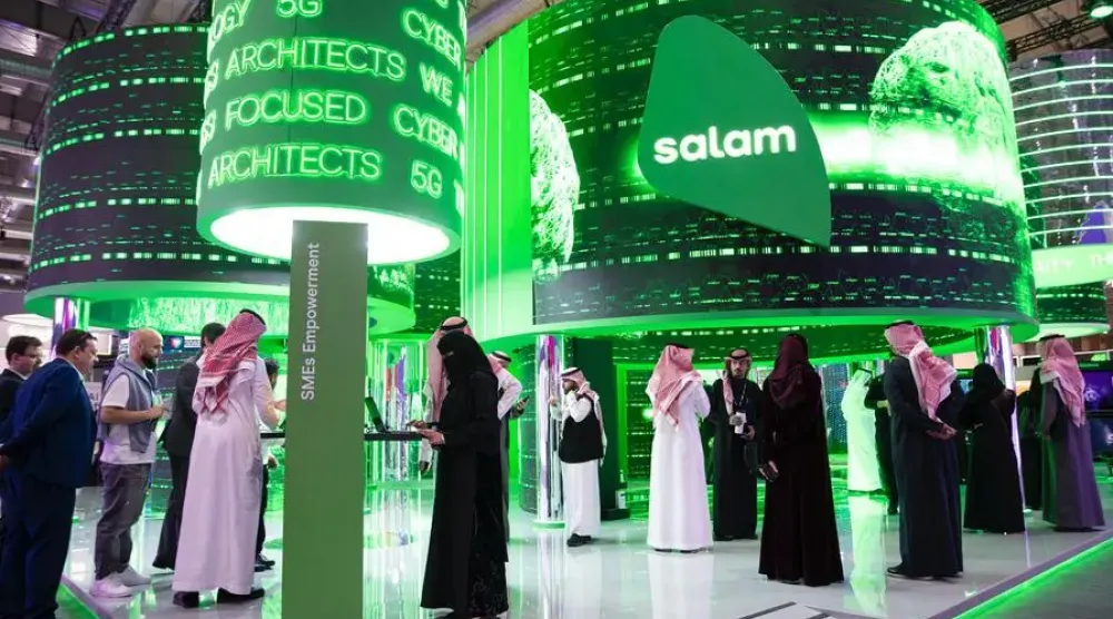 جناح «اتحاد سلام للاتصالات» في مؤتمر «ليب 2025» (الشركة)