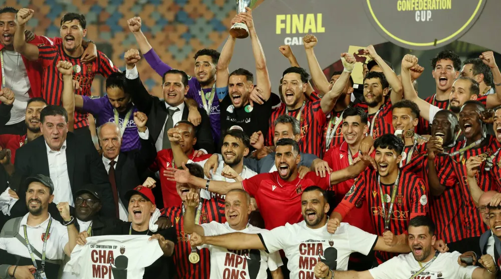 اتحاد العاصمة توّج بلقب الكونفدرالية الأفريقية (رويترز)
