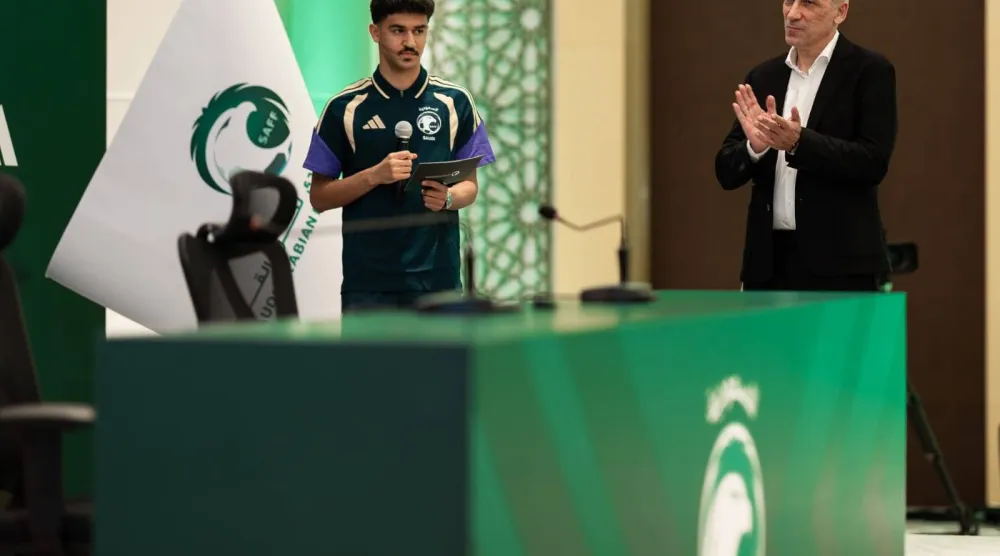 قائد أخضر الناشئين علي اليحيى أعلن عن أسماء اللاعبين المنضمين (المنتخب السعودي)