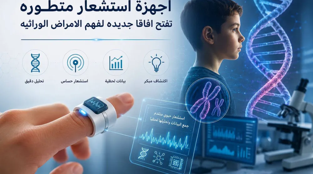 أجهزة استشعار متطورة تفتح آفاقاً جديدة لفهم الأمراض الوراثية