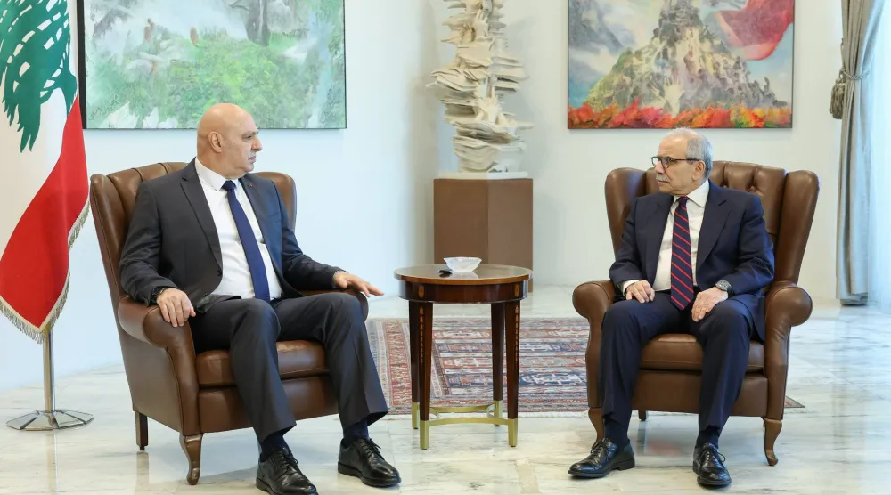 اجتماع سابق بين الرئيس اللبناني جوزيف عون ورئيس الحكومة نواف سلام لبحث آخر التطورات والتصعيد الإسرائيلي (الرئاسة اللبنانية)