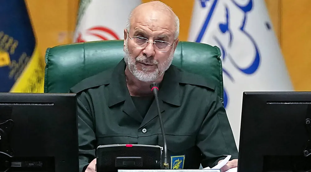 رئيس البرلمان وكبير المفاوضين محمد باقر قاليباف (أ.ف.ب)