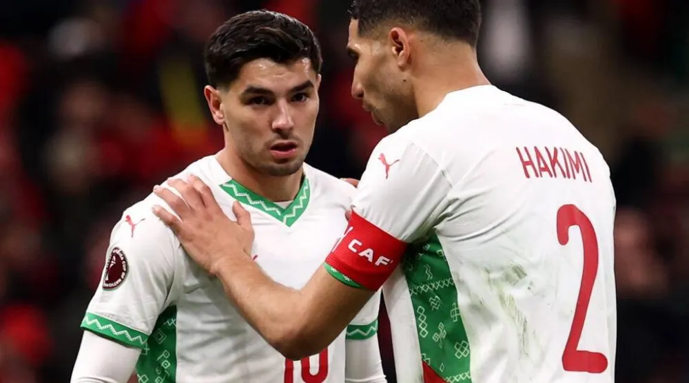 يعول المغرب كثيراً على حكيمي ودياز (أ.ف.ب)