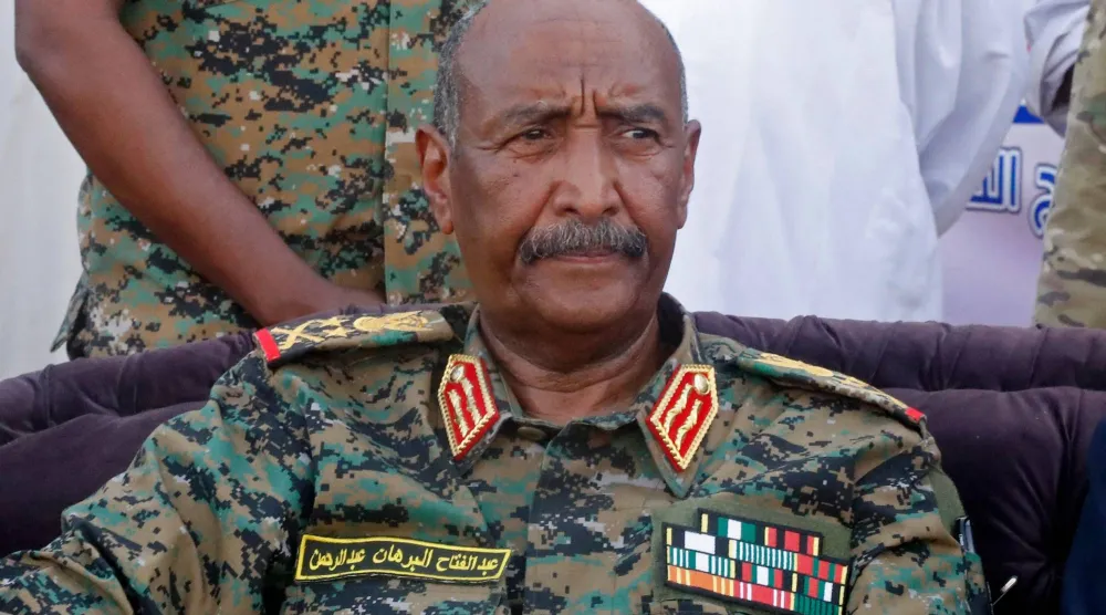رئيس «مجلس السيادة» قائد الجيش السوداني عبد الفتاح البرهان (أ.ف.ب)