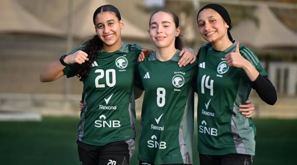 لاعبات الأخضر خلال معسكرهن التدريبي في مالطا (الاتحاد السعودي لكرة القدم)