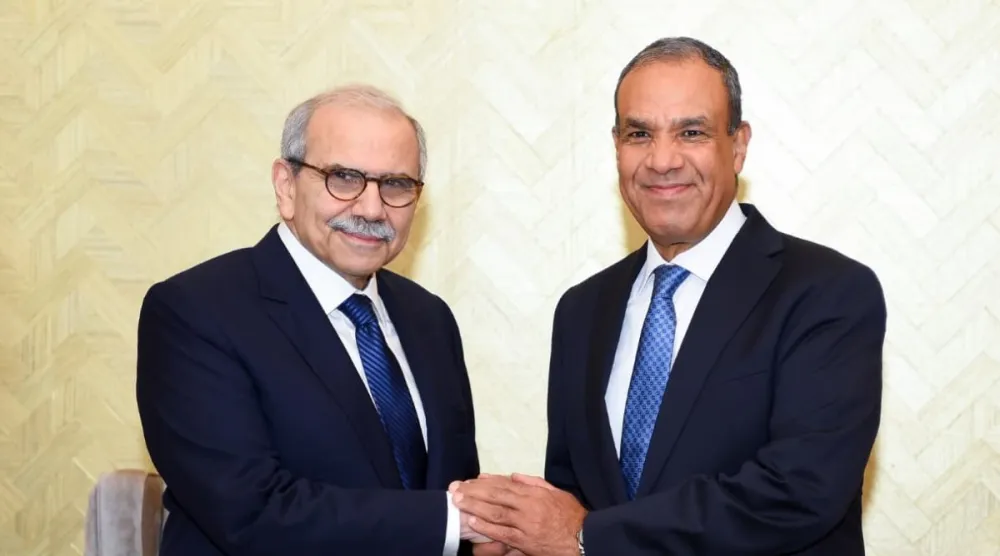 رئيس الوزراء اللبناني نواف سلام ووزير الخارجية المصري بدر عبد العاطي في لقاء سابق (الخارجية المصرية)