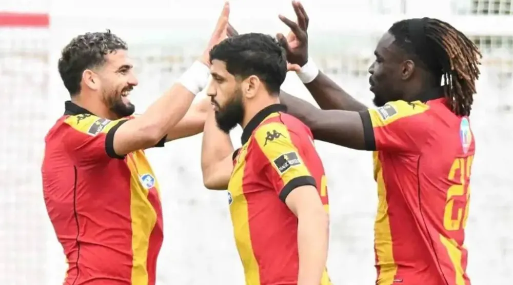 لاعبو الترجي يحتفلون بلقب كأس تونس (نادي الترجي)