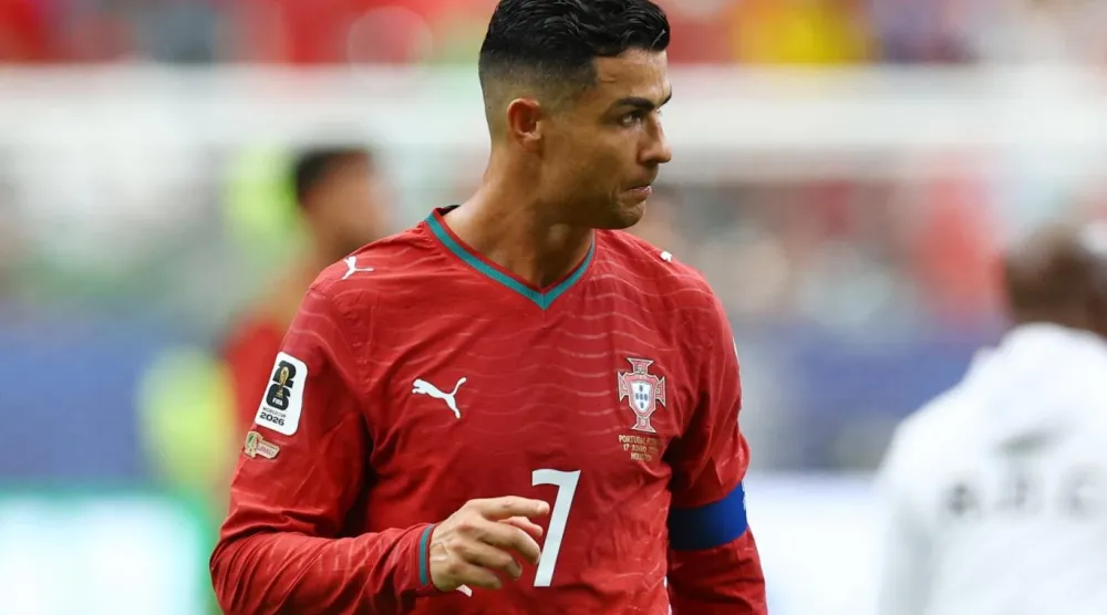 Cristiano Ronaldo, Portekiz'in Demokratik Kongo Cumhuriyeti'le berabere kaldığı maçta gol atamadı (Reuters)