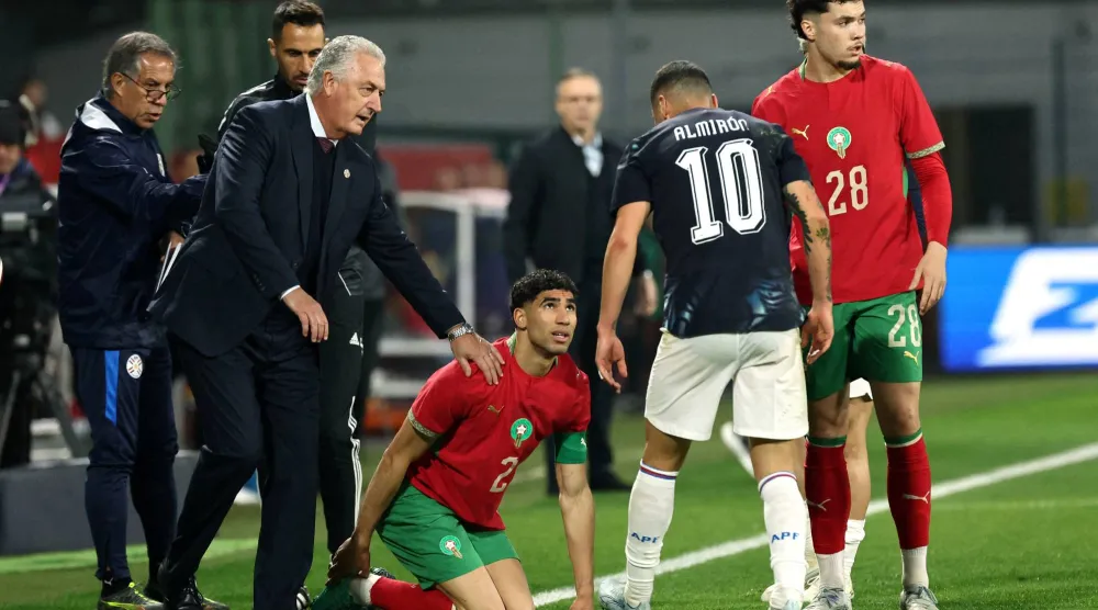 واصل منتخب المغرب تلبية هذه التوقعات المرتفعة بالفوز في جميع مبارياته بتصفيات كأس العالم (رويترز)