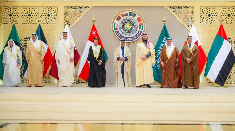 صورة جماعية لقادة الخليج خلال قمة دول المجلس في الكويت 2024 (واس)