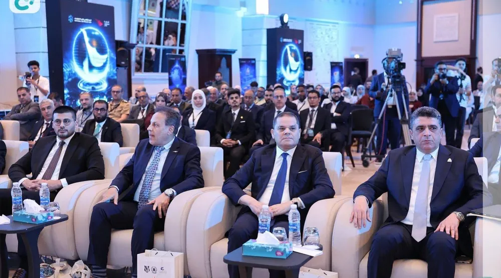جانب من مشاركة الدبيبة في «اليوم الوطني للتقنية» أول يونيو (حكومة الوحدة)