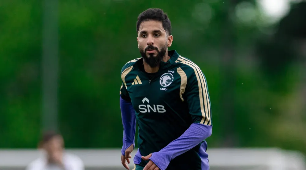 صالح الشهري قال إن الجماهير هي المحرك الأول لهم (المنتخب السعودي) 
