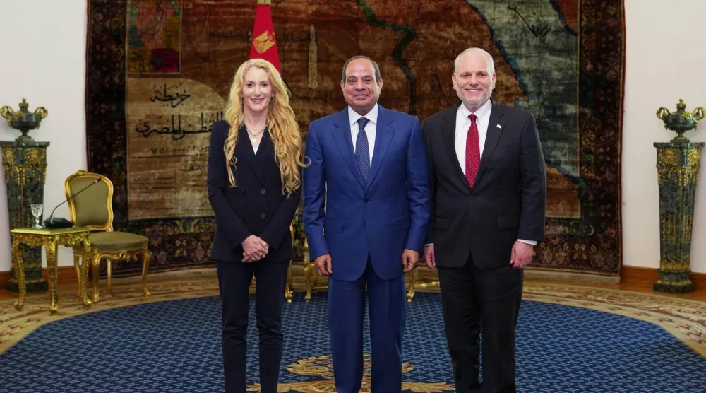 أعضاء وفد «مؤتمر رؤساء المنظمات اليهودية الأميركية» ثمنوا العلاقات الاستراتيجية بين مصر وأميركا (الرئاسة المصرية)