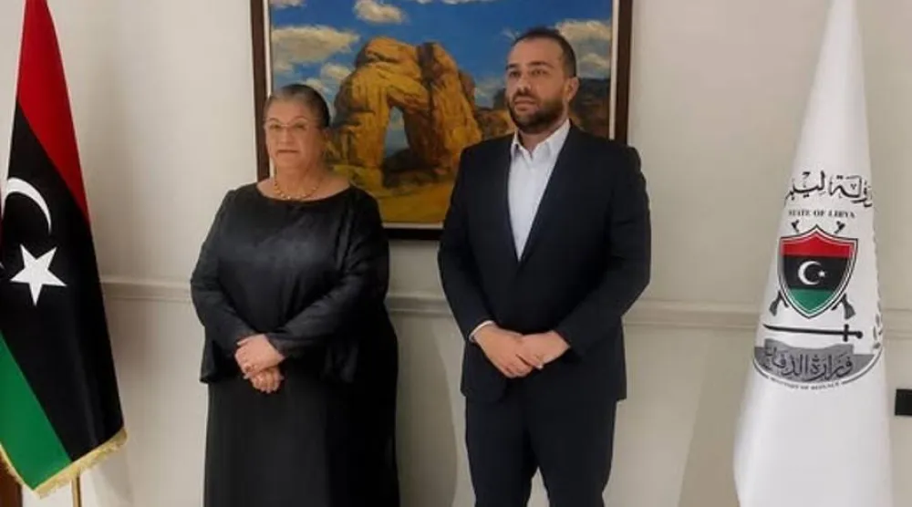 هانا تيتيه مع عبد السلام الزوبي (البعثة)
