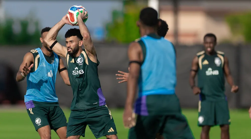 يواصل الأخضر تحضيراته ضمن المرحلة الرابعة والأخيرة للمونديال (المنتخب السعودي) 