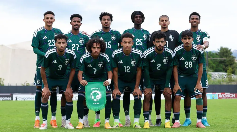 قائمة «الأخضر» في مواجهة كولومبيا (الاتحاد السعودي)