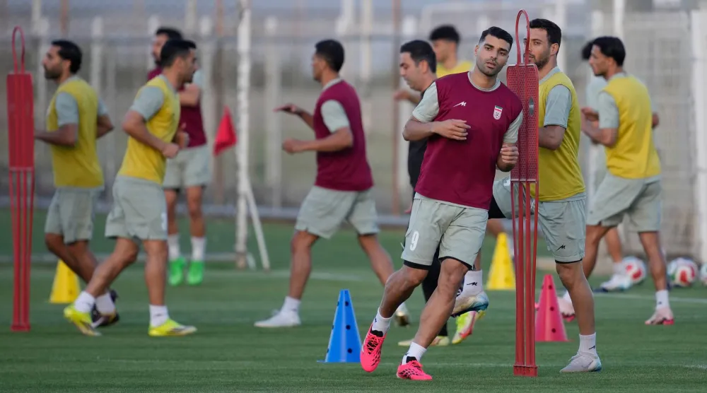 أعلن الاتحاد الإيراني أن المنتخب الوطني سيخوض مباراته الودية الأخيرة الاستعدادية لكأس العالم (أ.ب)