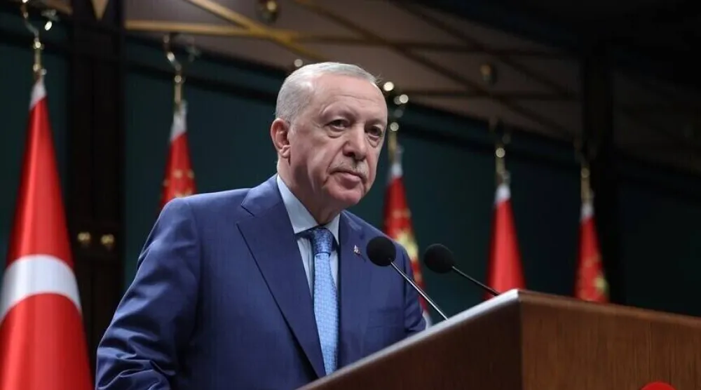 أردوغان يشير إلى أن دولاً كثيرة تستعد لاحتمال الدخول في ركود اقتصادي مع استمرار أزمة مضيق هرمز (إكس)