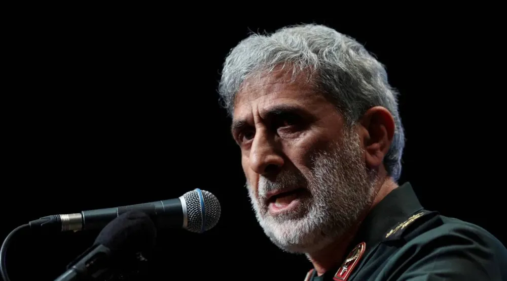 قائد «فيلق القدس» في «الحرس الثوري» الإيراني إسماعيل قاآني (رويترز)
