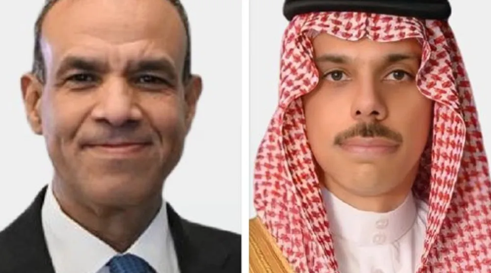 الأمير فيصل بن فرحان والوزير بدر عبد العاطي (الخارجية السعودية)