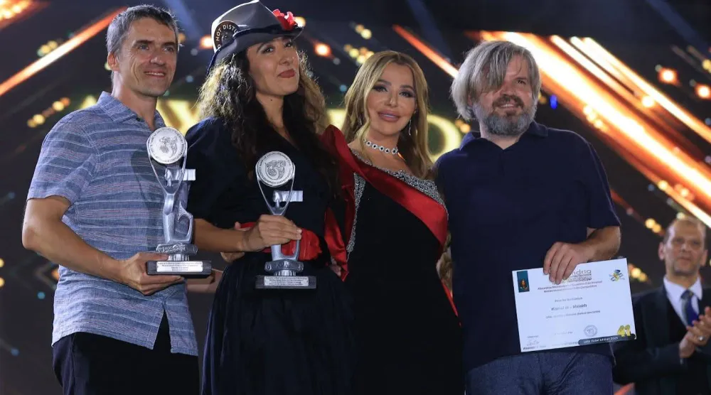 جانب من الفائزين بالجوائز في الدورة الماضية لمهرجان الإسكندرية (إدارة المهرجان)
