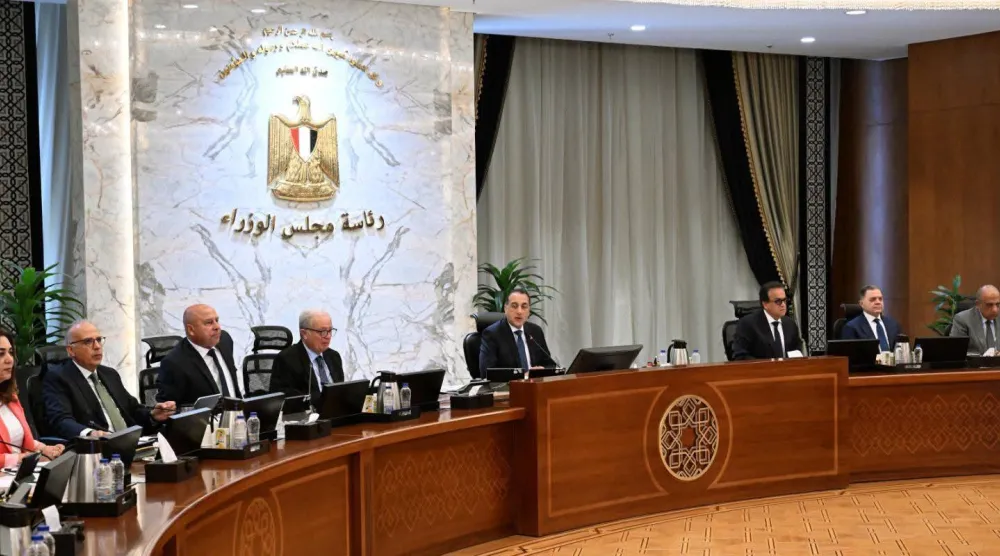 اجتماع مجلس الوزراء المصري برئاسة مصطفى مدبولي الخميس (مجلس الوزراء)