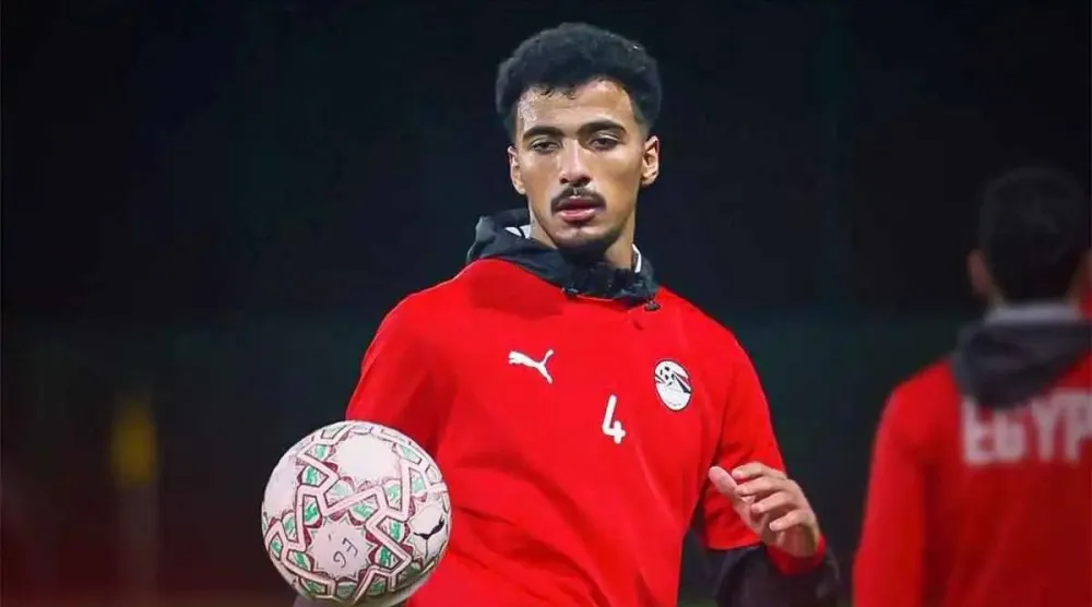 حسام عبد المجيد مدافع مصر يستعد للمونديال (منتخب مصر)