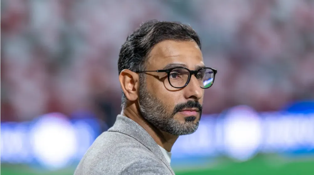 المدرب السعودي سعد الشهري (تصوير: عيسى الدبيسي)