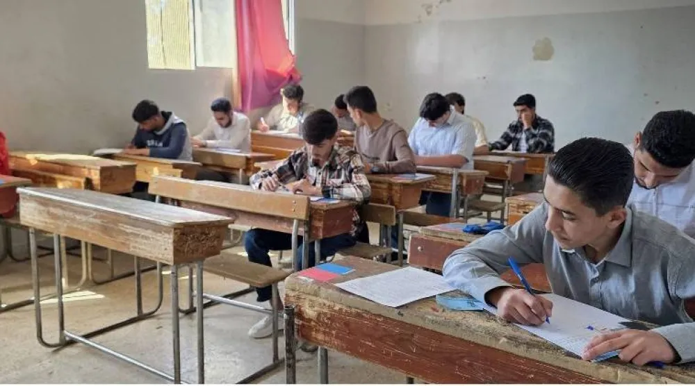 شهدت سوريا السبت امتحانات شهادة الثانوية العامة في مختلف محافظات البلاد (سانا)