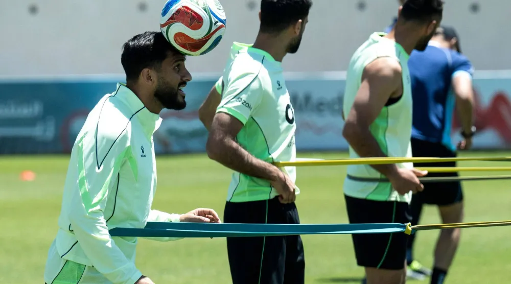 منتخب الأردن يستعد لودية أخيرة ضد كولومبيا (أ.ف.ب)