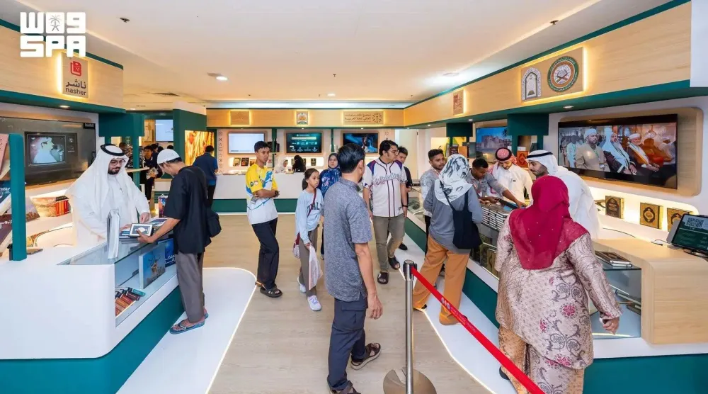 Through its pavilion, Saudi Arabia presented an integrated cultural showcase combining literature, arts, heritage, and knowledge. (SPA)