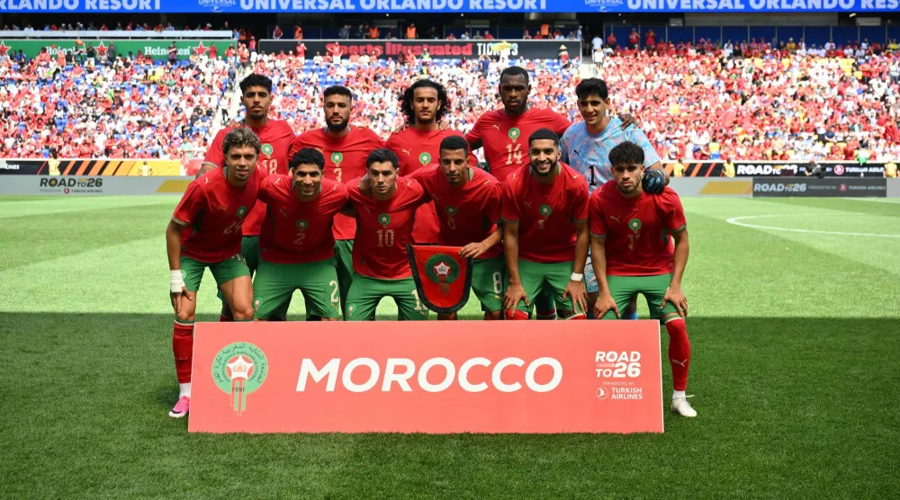 المنتخب المغربي لكرة القدم (أ.ف.ب)
