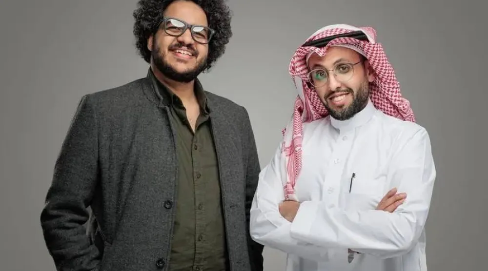 المؤسس المشارك والرئيس التنفيذي في «فيلنتس» محمد جابر والمؤسس المشارك والرئيس التنفيذي للعمليات عبد العزيز المهيدب (الشركة) 